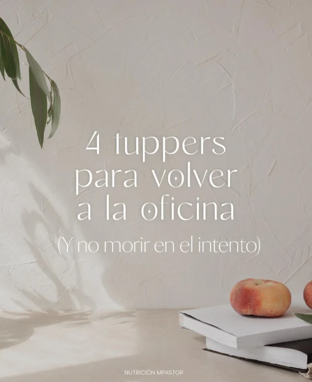 Septiembre arranca y con él las ganas de comer rico y saludable. ✨ Pero comer sano no es sinónimo de restricción, ¡es todo lo contrario! Incluye disfrute, variedad, suficiencia. Un tupper para la oficina puede ser completo, variado y disfrutable, sin complicarte la vida. 🌱🥗La clave está en crear hábitos sencillos que se adapten a tu día a día:✅ Monta platos que mezclen proteínas, carbohidratos y grasas saludables + 🥦🥒🍅✅ Juega con colores y texturas: ensaladas frescas, verduras asadas…Toque crujiente con semillas … ✅ Recuerda: mientras más disfrutes lo que comes, más fácil será sostener el hábito.💡 Y para cuidar la digestión en la ofi: 💨🍵 Termina con una infusión digestiva (hierbaluisa, hinojo con anís).🚫 Evita frutas de hueso como postre si te generan mucha hinchazón. (La papaya o la piña te irán mejor si te gusta cerrar la comida con fruta) 🦷 Mastica despacio y sin prisa, ¡tu estómago lo agradecerá!👉 Comer sano no es complicado, es cuestión de organizarse y hacerlo con disfrute. ¿Qué sueles llevar en tu tupper de oficina?....#comidasana #tuppersaludable #gases #ideasdemenu #menu